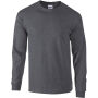 Ultra Cotton™ Classic Fit Adult T-Shirt met lange mouwen Dark Heather 4XL