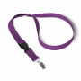 Afneembare polyester lanyard in Pantone-kleur met zeefdruk en bulldogclip Afneembare polyester lanyard in Pantone-kleur met zeefdruk en bulldogclip