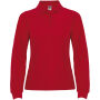 Estrella damespolo met lange mouwen - Rood - 3XL