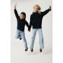 IQONIQ Yengo kids recycled katoen hoodie met steekzakken, zwart (910)