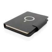 Artic Magnetic 10W draadloos oplaadbaar A5-notitieboek, zwart
