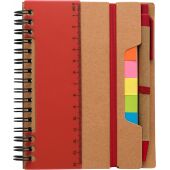 Recycled papieren notitieboek Angela zwart