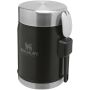 Stanley Legendary 400 ml voedselcontainer met spork - Mat zwart
