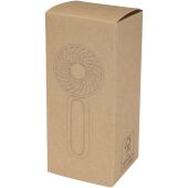 Aervia draagbare ventilator van gerecycled plastic - Wit Aervia draagbare ventilator van gerecycled plastic - Wit