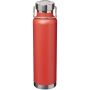 Thor 650 ml RCS gecertificeerde gerecyclede roestvrijstalen koperen vacuüm geïsoleerde waterfles - Rood