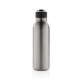 Avira Ara RCS recycled staal fliptop water fles 500ML, zilver