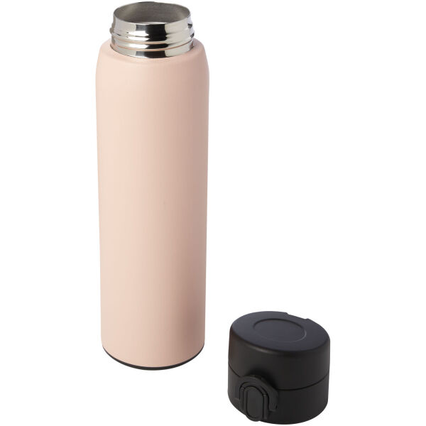 Sika 450 ml RCS certified recycled stainless steel insulated flask - Pale blush pink