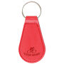 Sleutelhanger P02427, Leder, Rood