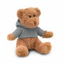 JOHNNY - Teddybeer met sweatshirt - Grijs