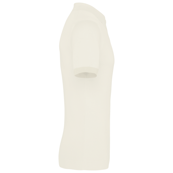 Ecologische tricot herenpolo Ivory S Ecologische tricot herenpolo Ivory S