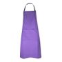 Apron, 65% polyster, 35% cotton, 210 gr/m², size 75 x 95 cm Purple