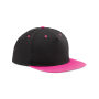 5 Panel Contrast Snapback Cap black / fuchsia one size