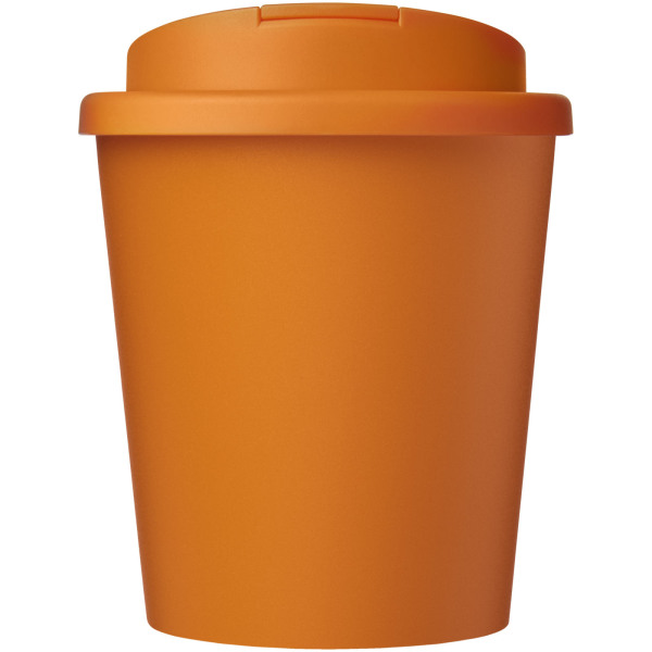 Americano® Espresso Eco 250 ml recycled tumbler with spill-proof lid - Orange