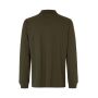 Poloshirt met lange mouw | stretch - Olijf, XS