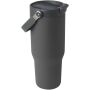 Bronx 900 ml RCS gecertificeerde, vacuüm geïsoleerde beker van gerecycled roestvrij staal en koper met deksel met dubbele functie - Grijs