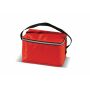 Koeltas met rits klein 20 x 12.5 x 13 cm - Rood