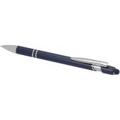 Kish balpen met zilveren afwerking (blauwe inkt) - Navy