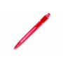 Balpen Ducal Clear transparant - Transparant Rood