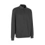 Polo sweatshirt | klassiek - Antraciet melange, XL