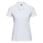 RUS Ladies Ultimate Cotton Polo, White, XXL