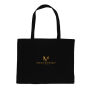 Impact AWARE ™ gerecycled katoenen shopper 145gsm, zwart Impact AWARE ™ gerecycled katoenen shopper 145gsm, zwart