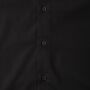 RUS Men LSL Tailored Polycot. Poplin Shirt, Black, 4XL