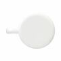 Retro Emaille Mok 350 ml - wit/blauw