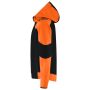 Softshell Capuchon Bicolor Redefined 406118 Black-Orange XXL