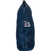 Gerecycled denim toilettas Orin blauw