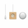 SANTA LIGHT - Kerst LED glas bol - Hout