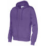 Cottover Gots Full Zip Hood Man purple S