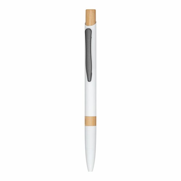 Aluminium ballpoint pen BAMBOO SYMPHONY white
