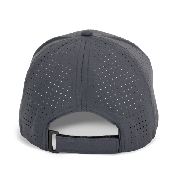 Geperforeerde pet - 6 panelen Obscure grey One Size Geperforeerde pet - 6 panelen Obscure grey One Size