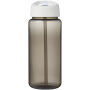 H2O Active® Octave Tritan™  600 ml sportfles met tuitdeksel - Charcoal/Wit