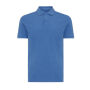 Iqoniq Yosemite gerecycled katoen pique polo, heather blue (XXS)