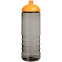 H2O Active® Eco Treble drinkfles met koepeldeksel van 750 ml - Charcoal/Oranje H2O Active® Eco Treble drinkfles met koepeldeksel van 750 ml - Charcoal/Oranje