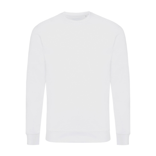Iqoniq Zion gerecycled katoen sweater, wit (XXXL)