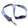 Polyester sublimatie badge‑reel keycord