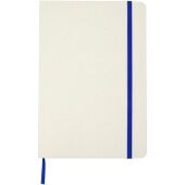 Bass A5 gerecycled notitieboek met gelinieerde pagina's - Koningsblauw