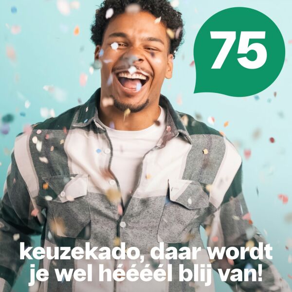 Keuzekado 75 euro | Eigen online Cadeaushop voor medewerkers of klanten