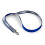Polyester keycord met reflecterende overlay Polyester keycord met reflecterende overlay