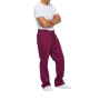 Uniseks Broek met trekkoordje standard taille Wine XXS