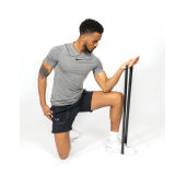 4-delige elastische fitnessbanden in etui, zwart