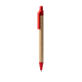 ALDER balpen van gerecycled karton - rood