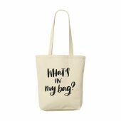 Canvas ShoppyBag lange hengsels 270 g/m² oeko-tex katoen 40 x 10 x 38 cm 
