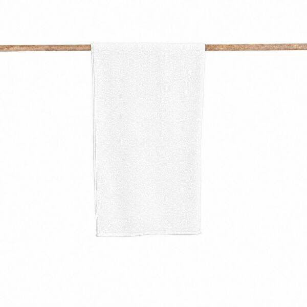 Custom-made sport handdoek 50 x 100 (2 kleuren geweven) met 400gsm Custom-made sport handdoek 50 x 100 (2 kleuren geweven) met 400gsm
