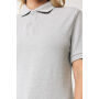 IQONIQ Yosemite gerecycled katoen pique polo, heather grey (M)