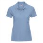 RUS Ladies Ultimate Cotton Polo, Sky, XXL