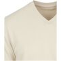 Balfour 200 g/m² unisex OCS organisch T-shirt met korte mouwen en V-hals - Zandsteen - 3XS