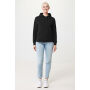 IQONIQ Jasper gerecycled katoen hoodie, zwart (L)